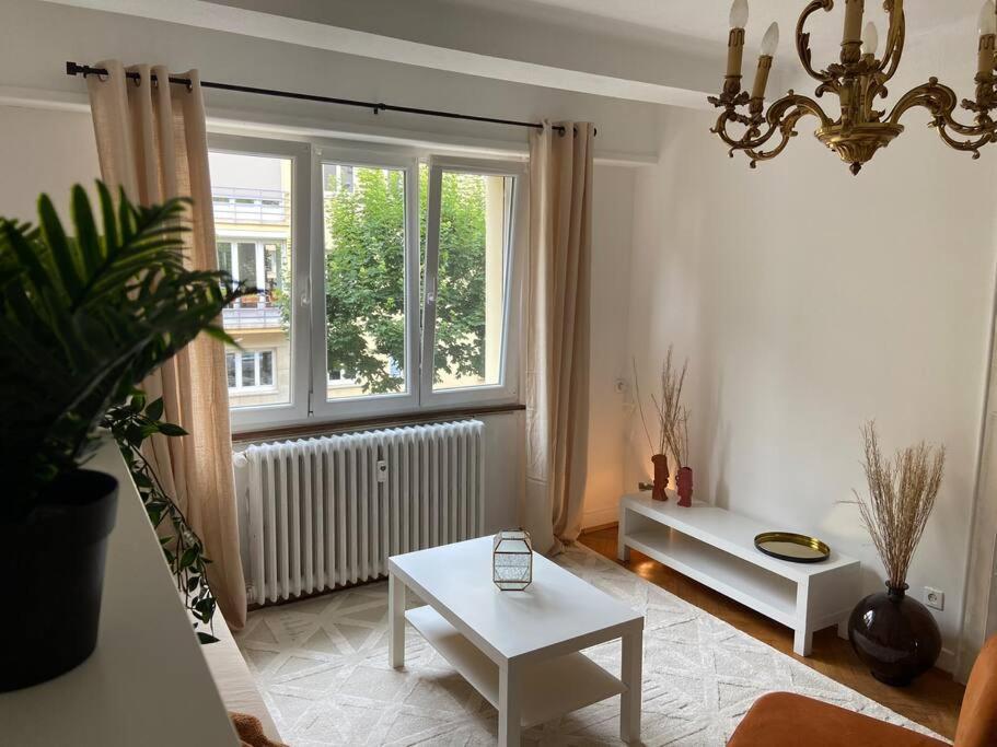 Charismatique Orangerie-10Min Parlement Eu-Wifi-Tv Apartment Strasbourg Bagian luar foto
